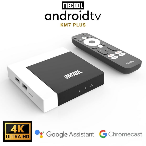 Android TV Box, decodificador de streaming 4k Amlogic S905Y4 Quad-Core A35  con AV1 HDR- Convertidor a Smart TV, TV inteligente Mecool KM7 PLUS Mecool  KM7 PLUS