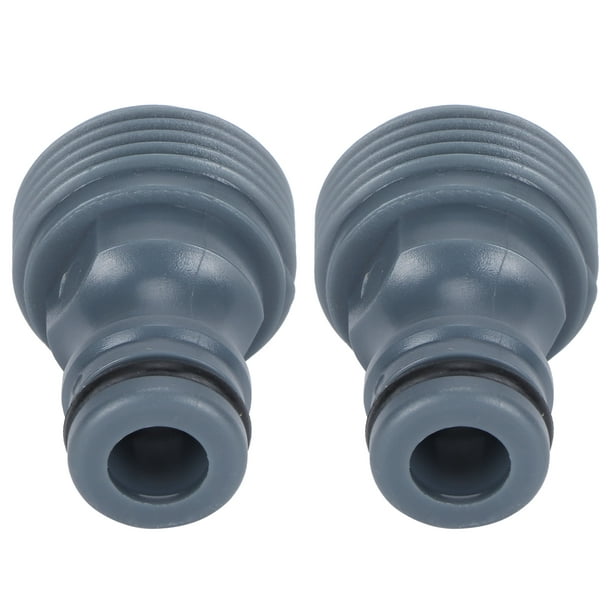 MroMax 2 conectores de grifo de manguera, conectado a rosca G1/2 o G3/4,  adaptador de tubo de manguera de conector rápido, boquilla de grifo para