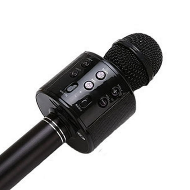 Micrófonos ámbricos de con , Portátil de sonido Portátil, Micrófono para  Teléfono Móvil, de Android para Negro CUTICAT Micrófonos de karaoke