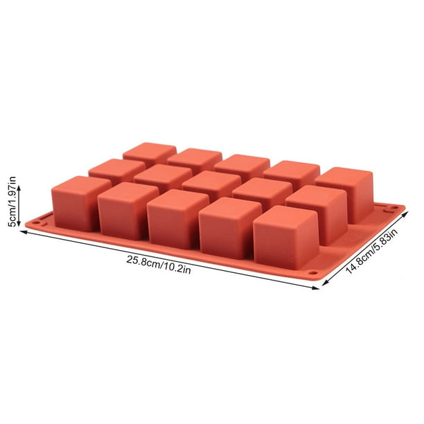 Molde para bizcocho cuadrado 1.9. Molde de silicona para bizcocho