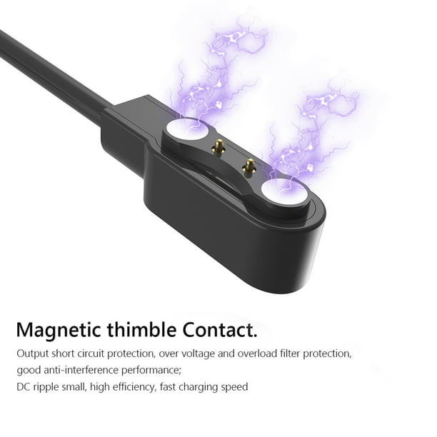 Compre Cargador de Reloj Inteligente Para Zeblaze Vibe 7 Pro 1m Cable de  Carga USB Magnético en China