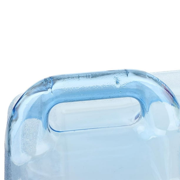 Botella de plástico nueva de 5/8 litros, contenedor de agua + grifo + bote  de agua con tapa 8L Cola bomba de contenedor de almacenamiento de agua