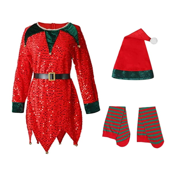 Disfraz Elfo Plus de las vacaciones para mujer