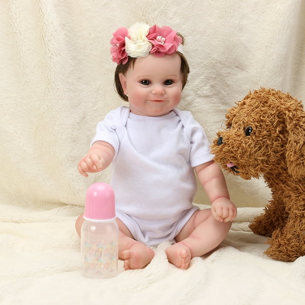 Bebe Reborn Silicona Reborn Baby Girl Doll Toy Cloth Body Relleno