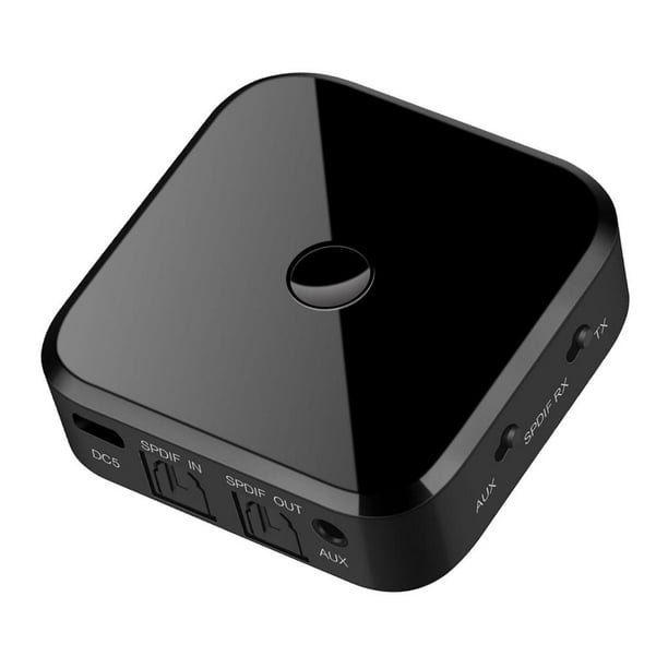 Transmisor Y Receptor Bluetooth 5.0, Adaptador de Audio Digital Óptico E  ámbrico de 3,5 mm para TV / Sistema Estéreo para El Hogar Soledad Receptor  de audio aptx