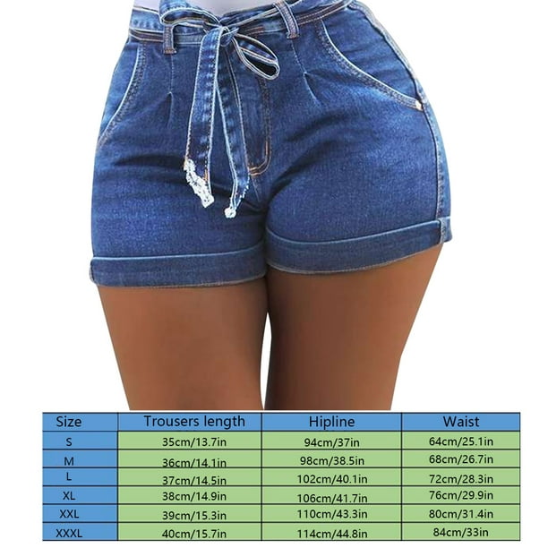 iLUGU - Pantalones de mezclilla de moda para mujer, pantalones de pierna  recta, cintura media, pantalones de mezclilla azules, pantalones cortos de  mezclilla para mujer, verano, Azul, XXX-Large : : Ropa, Zapatos