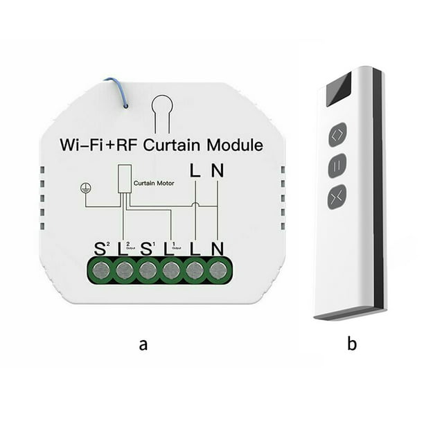 Inteprter Módulo de interruptor de cortina WiFi Smart Life para Motor de  persiana enrollable Smart H Inteprter