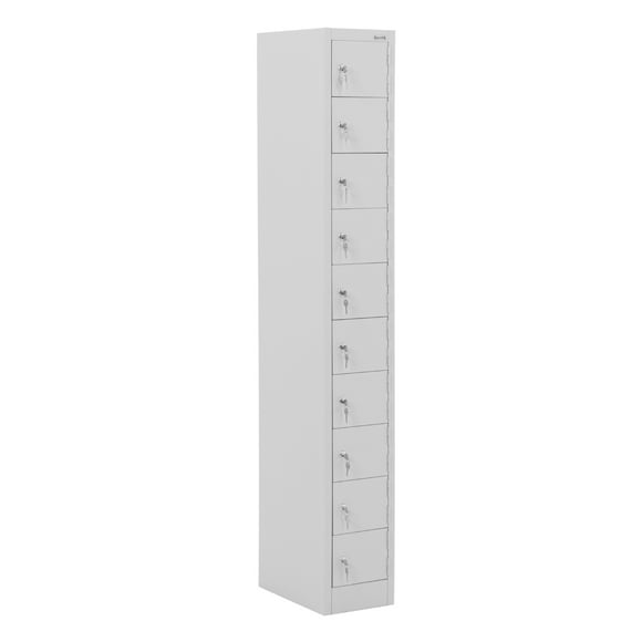 locker metálico guardex duman casillero organizador cpuertas color gris