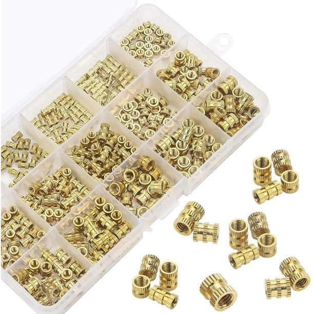 Insertos Roscados - Juego de 50 piezas M3 x 5,7 mm