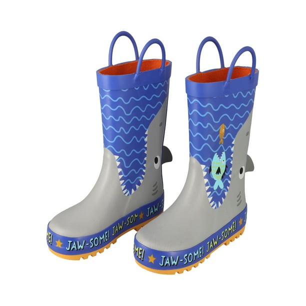 Carrera Zanahoria graduado Botas de lluvia tiburon Baby Room RB0302 botas de lluvia para niño |  Walmart en línea