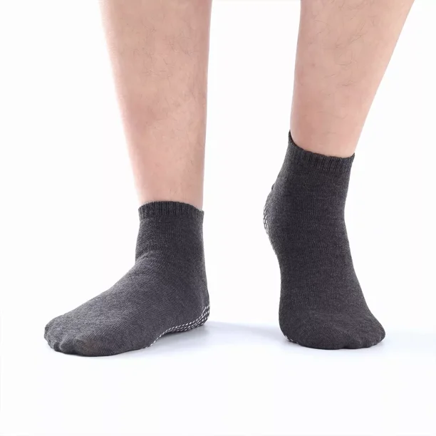 4 pares de calcetines de yoga pilates para hombre con base antideslizante  ER