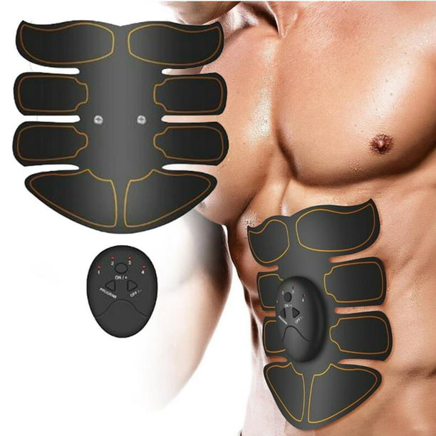 Electroestimulador muscular abdominal de 2 pieza dispositivo trenamiento  con cinturón estimulador pa shamjiam Entrenamiento de los músculos  abdominales del brazo