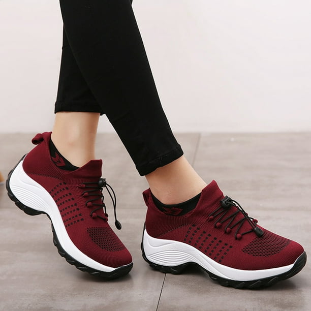 Tenis Zapatos para caminar Zapatos antideslizantes Zapatillas ligeras de  entrenamiento para mujer Ab Likrtyny Tenis De Mujer Tenis De Hombre