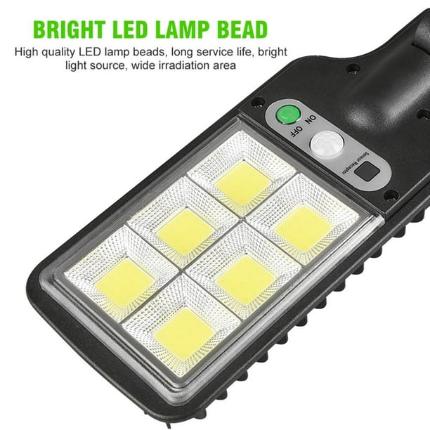 Lamparas Luces LED Solares De Pared Para Exterior Jardin Impermeable Sensor  Movi