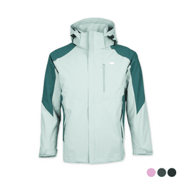 Chamarra Impermeable de Alta Calidad para Mujer Color Gris, Abrigo ligero  Impermeable hecho de Poli HikePath