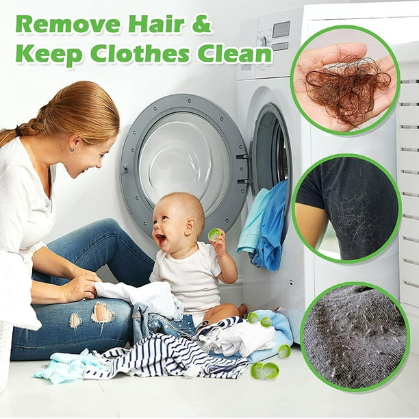Removedor de pelo reutilizable para lavadora, recogedor de pelo