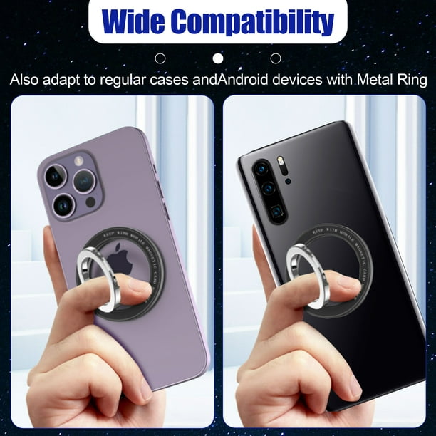 Soporte Universal para anillo de dedo para teléfono móvil, toma de Metal,  rotación de 360 grados