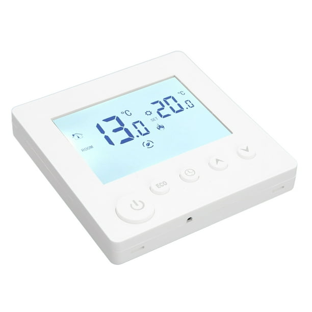 Termostato digital, pantalla táctil, termostato de calefacción programable  eléctrico, pantalla LCD digital, control remoto, termostato controlador de