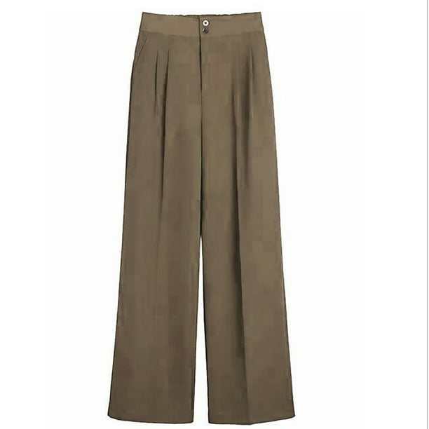 Pantalones sueltos de longitud completa informales a la moda para