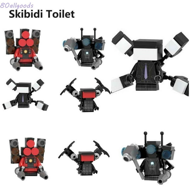 Lego Skibidi Toilet Building Tv Hombre Juguete Figura