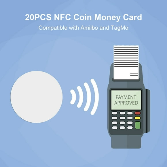 100 Pcs Tarjetas NFC en blanco 215 Tarjetas NFC 215 Etiquetas Tarjetas Nfc  regrabables 504 bytes de memoria para todas las NFC ES