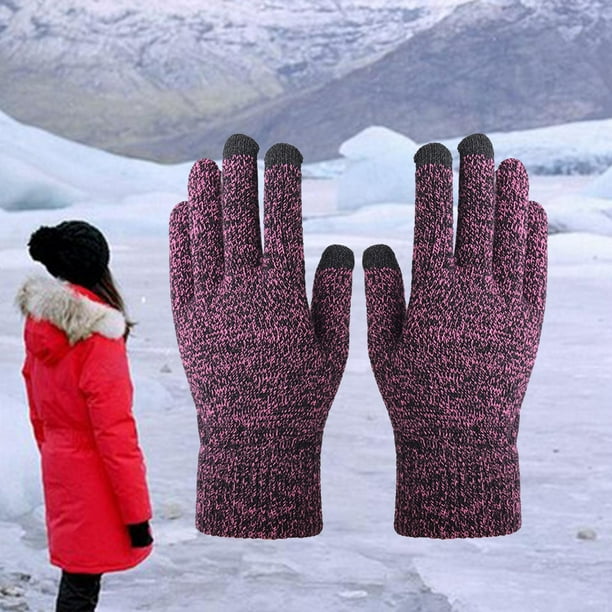 guantes termicos de frio invierno para hombre mujer pantalla