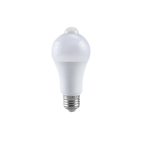 Bombilla LED E27, 9W, Sensor movimiento y luminosidad
