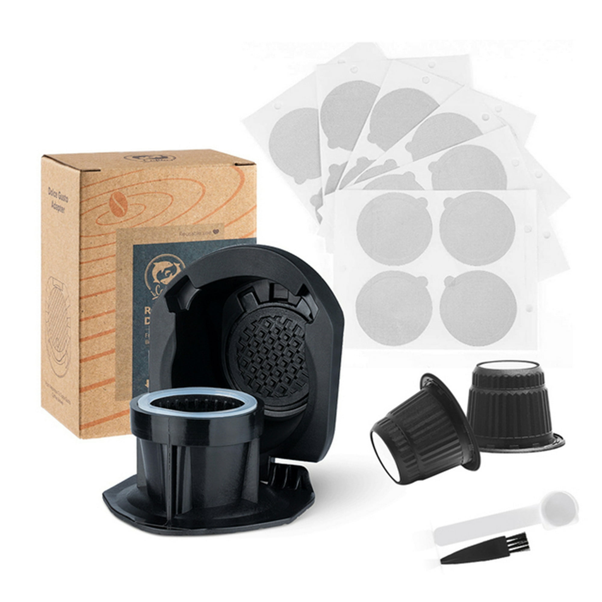 Cajón giratorio para cápsulas de café Nespresso, estante de almacenamiento  de acero inoxidable, 60 unidades - AliExpress