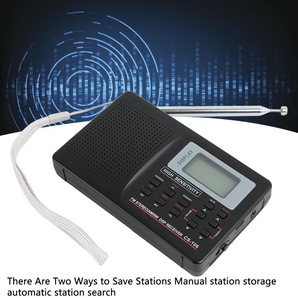 Manuales para Radios portátiles, digitales y analógicas con AM/FM/LW