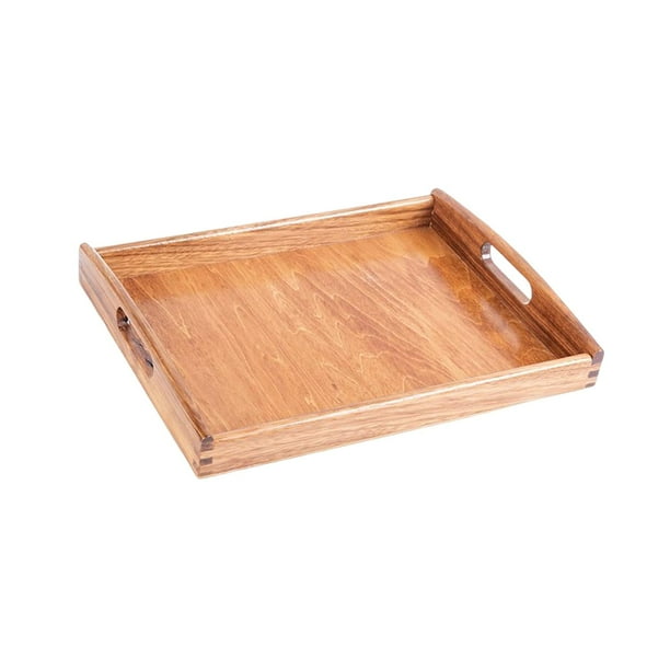 Bandeja Rectangular Madera (Caja de 24 Uds)