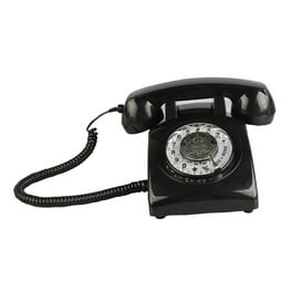 Teléfono, WX-3011 Vintage Negro Multi Función Plástico Inicio Teléfono  Retro Alambre Fijo Decoración Teléfono