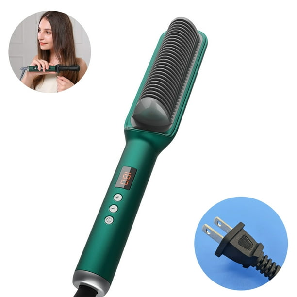 Cepillo secador de pelo en uno, cepillo secador de pelo 4 en 1,  voluminizador para mujeres, cepillo de aire caliente de iones negativos con  pinzas