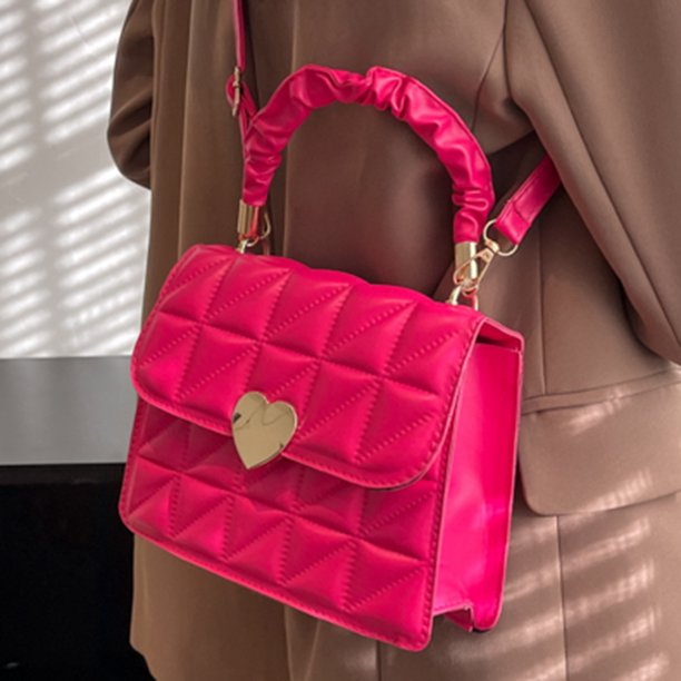 Bolso Pequeño De Hombro Rockstud23 De Cuero De Becerro Liso para Mujer en  Pink Pp