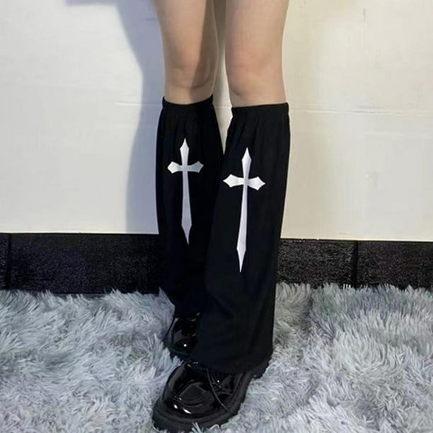 B Calcetines largos hasta la rodilla para mujer y niña, medias góticas punk  de anime, Cosplay de Lolita YONGSHENG 8390605101359
