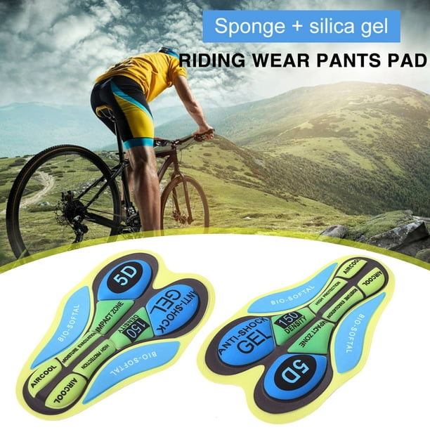 Pantalones cortos de ciclismo con almohadillas transpirables 5D