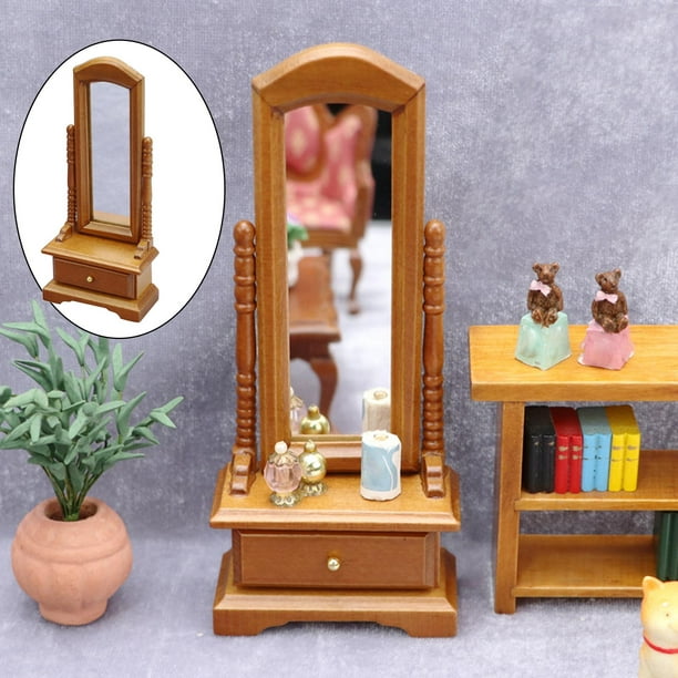 Kit miniatura librería pequeña - un cuerpo - escala 1:12 - casa muñecas