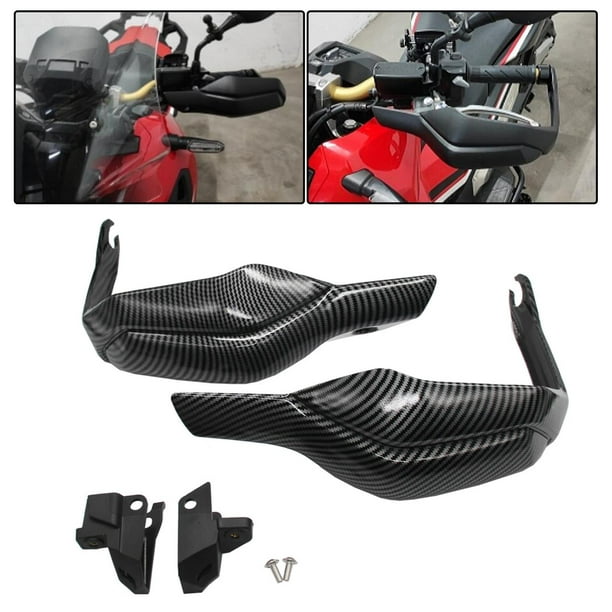 Protectores para motocicleta, Protector de , accesorios para motocicleta,  piezas de Motor, guardamanos para manillar, apto para de carbono Baoblaze  Paramanos de moto