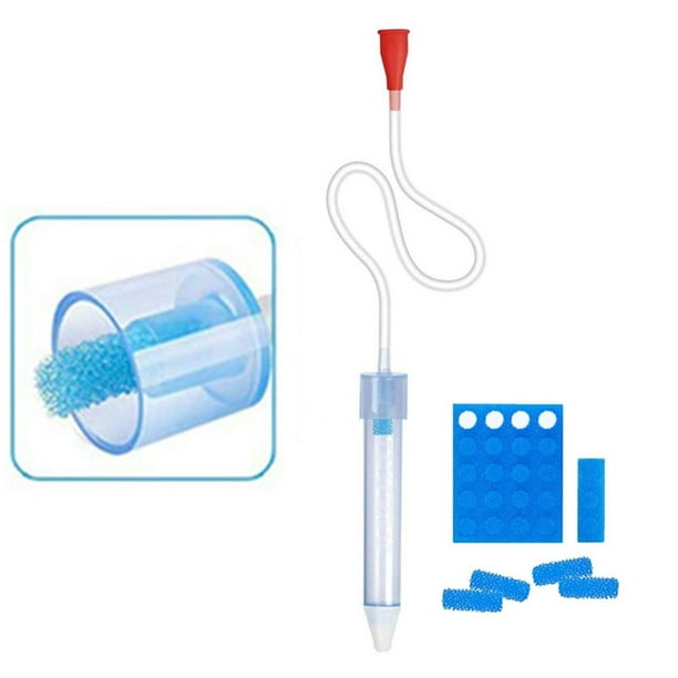 Aspirador nasal para bebé con 24 filtros, succión bucal para aliviar la  congestión nasal para niños pequeños, chupón de moco de nariz para bebé con  2