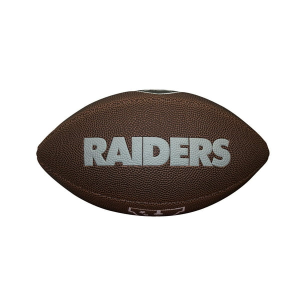 Balón Fútbol Americano Wilson NFL Team Logo Raiders