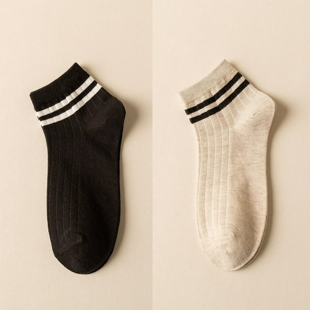 Happyyami 4 pares de calcetines de punta corta para hombre, calcetines  deportivos transpirables para hombres, calcetines de verano para hombres