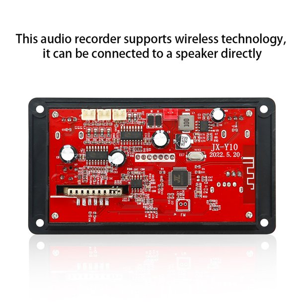 Módulo Amplificador De Audio Estéreo Bluetooth 5.0 Con Salidas 2x40W