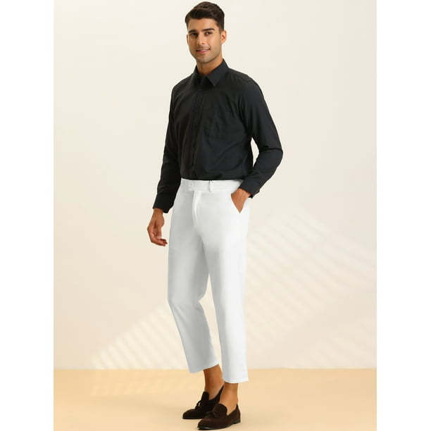 Pantalon Blanco Hombre 38