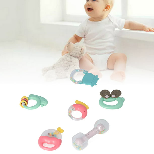 Juguetes de dentición para bebés de 6 a 12 meses, mordedores de bebé para  bebés de 6 a 12 meses (incluye cadena anticaída), mordedores de silicona  sin