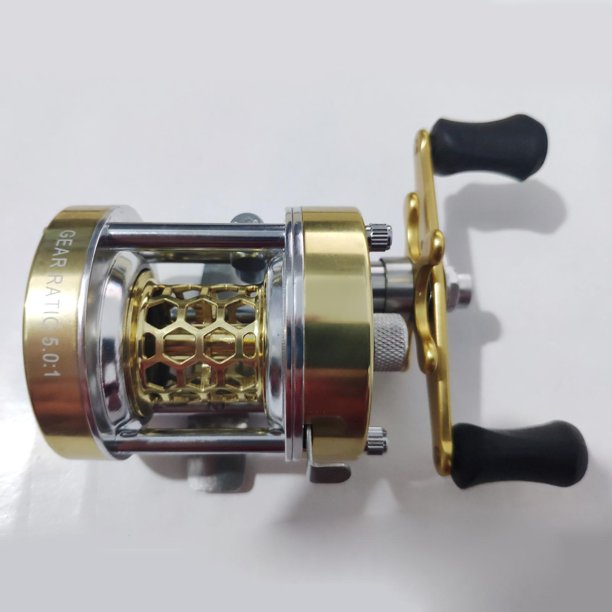 Carrete de pesca Baitcasting, carrete de pesca de agua dulce de