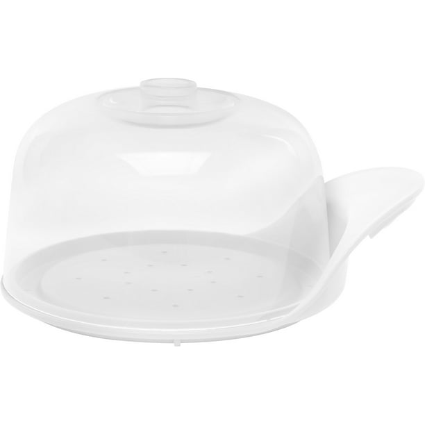 Quesera con tapa, contenedor para queso con tapa en plastico libre de BPA  (Blanco) : : Hogar y Cocina