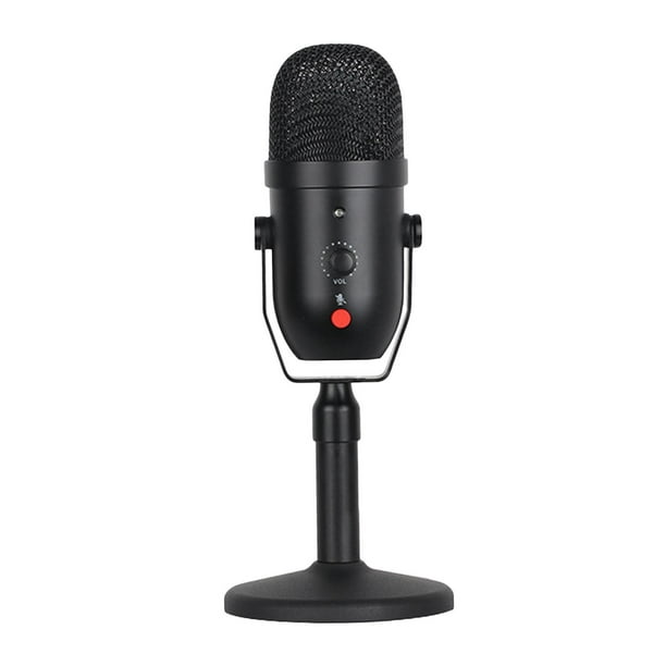 Micrófono USB, Micrófono de Grabación de Condensador para Podcast