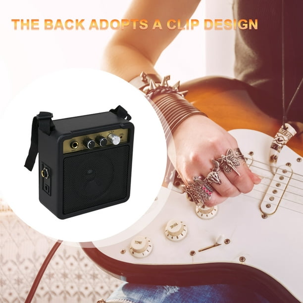 Mini amplificador de guitarra 5W Amplificador de guitarra de bajo consumo  Mini altavoz Hugtrwg Para estrenar