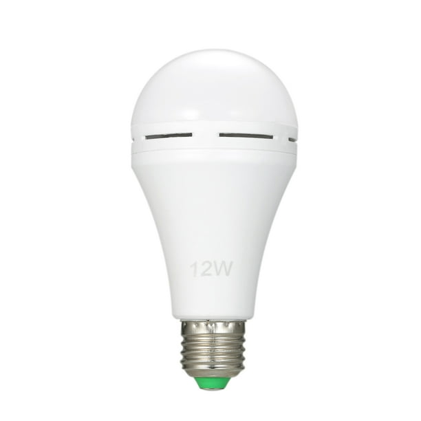 Bombilla recargable de emergencia, bombillas LED equivalentes a 60 W, luz  de emergencia de 6000 K para corte de energía, bombilla LED recargable de