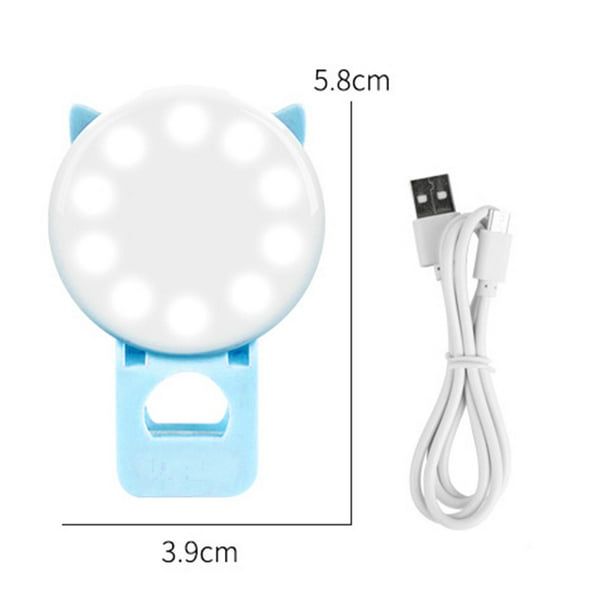 Aro de Luz para Móvil Anillo LED USB Para Tablet Portátil