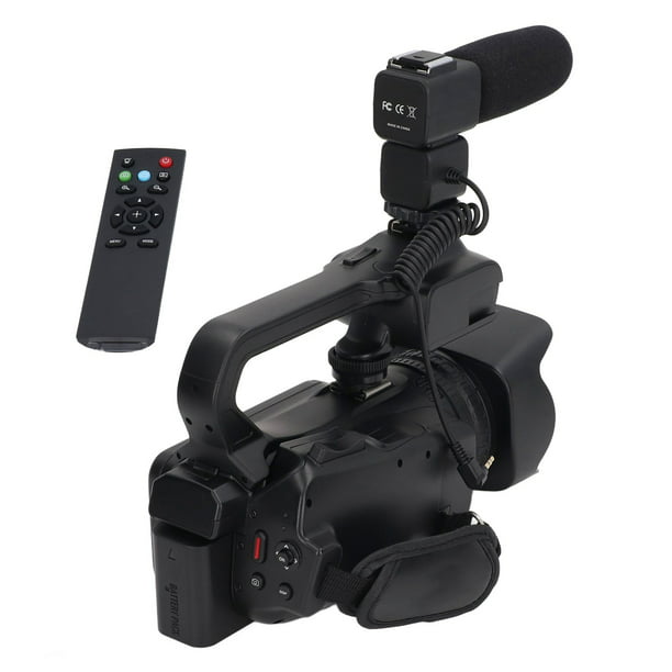 Videocámara de video 4K, 64MP 60FPS 18X Zoom digital Cámara de vlogging de  enfoque automático para , cámara de video HD WiFi con batería de
